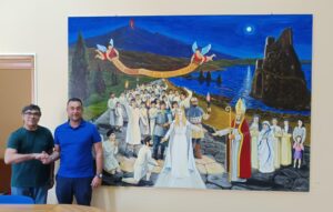 Secondo Municipio:  Aula consiliare del Castello Leucatia accoglie opera d’arte dedicata a Sant’Agata